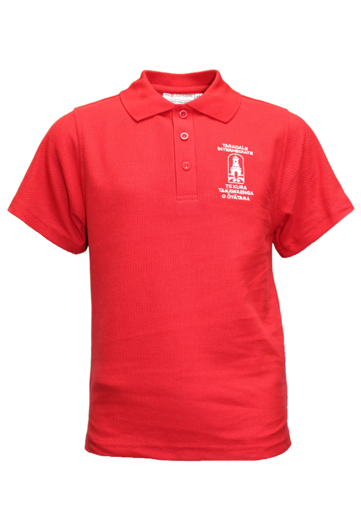 Taradale Intermediate Polo SS Red